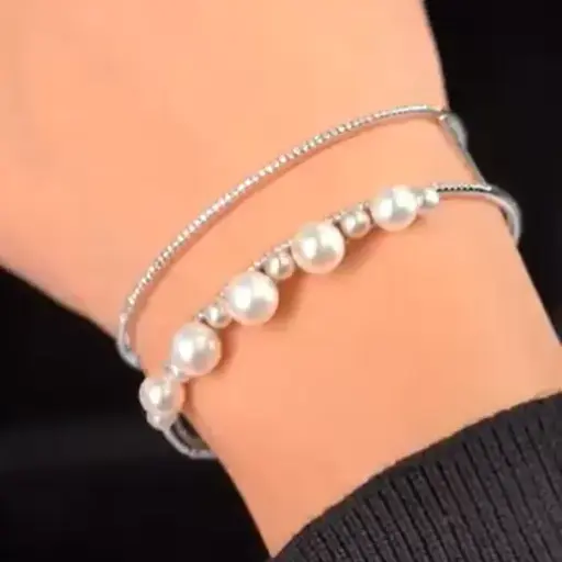 溫婉層次 • 珍珠手鐲